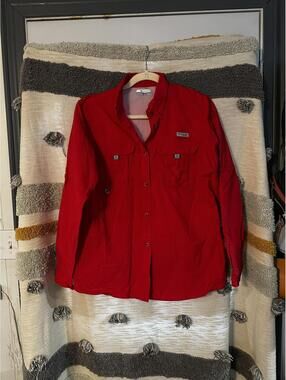 Columbia PFG Bahama Long Sleeve Fishing Shirt | Size Medium | Good Condition